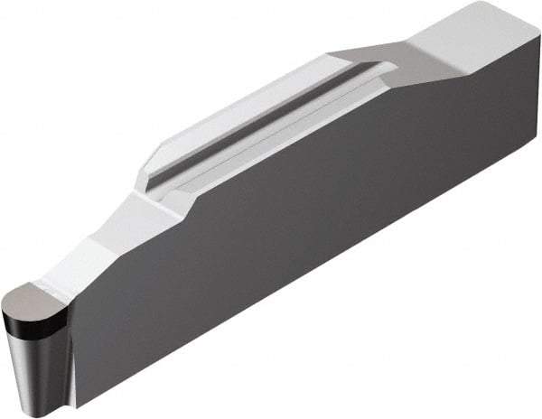 Sandvik Coromant - N123H1N1.5, 7025 Grade Cubic Boron Nitride Profiling Insert - Uncoated, 7° Relief Angle, 2mm Thick, 1mm Corner Radius - All Tool & Supply