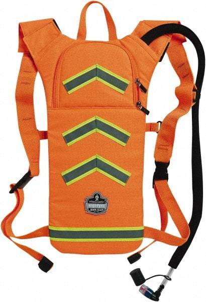 Ergodyne - Low Profile Orange Hydration Backpack - 17 Inch Long x 10-1/2 Inch Wide x 1-1/2 Inch Deep, 70 Ounce Reservoir Capacity - All Tool & Supply