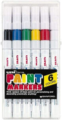 Sharpie - Black, Blue, Green, Red, White, Yellow Paint Marker - Line Tip, Oil Based - All Tool & Supply