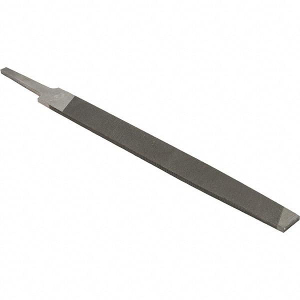 Value Collection - 8" Long, Smooth Cut, Mill American-Pattern File - Single Cut, 9/64" Overall Thickness - All Tool & Supply