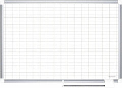 MasterVision - 36" High x 48" Wide Magnetic Dry Erase Calendar - Steel - All Tool & Supply