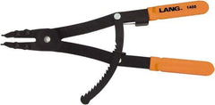 Lang - 3-1/16 to 6-1/4" Ring, Internal Retaining Ring Pliers - 3-1/16" Min Ring Size x 6-1/4" Max Ring Size - All Tool & Supply