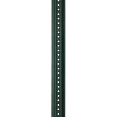 Nucor - 12' High, Powder Coated Traffic Sign Post - Steel, 3/8" Hole Diam, Green - All Tool & Supply