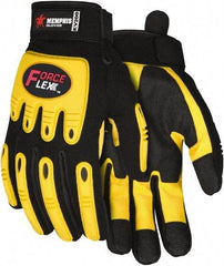 MCR Safety - Size XL Synthetic Blend General Protection Work Gloves - For General Purpose, Uncoated, Knit Wrist Cuff, Black, Paired - All Tool & Supply