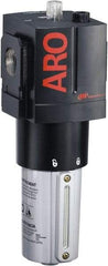 ARO/Ingersoll-Rand - 1" NPT, 250 Max psi Heavy Duty Modular Lubricator - Metal Bowl with Sight Glass, Aluminum Body, 330 CFM, 175°F Max Temp, 3.54" Long x 3.86" Wide x 10.11" High - All Tool & Supply