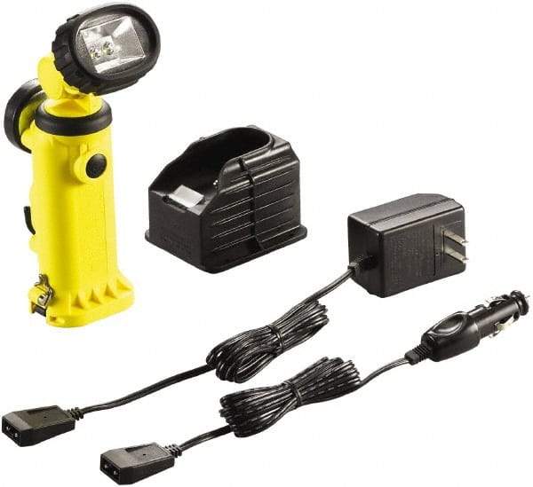 Streamlight - White LED Bulb, 163 Lumens, Industrial/Tactical Flashlight - Yellow Plastic Body, 1 4.8 V\xB6Sub-C NiCad Battery Included - All Tool & Supply