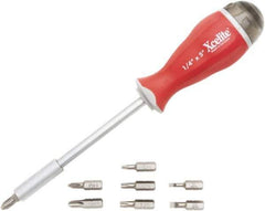 Xcelite - 8-in-1 Bit Screwdriver - Slotted, Phillips, Torx, Ergonomic - All Tool & Supply