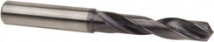 Accupro - 0.257" 140° Spiral Flute Solid Carbide Screw Machine Drill Bit - All Tool & Supply