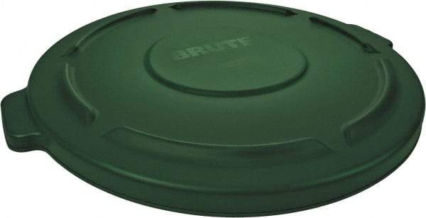 Rubbermaid - Round Lid for Use with 44 Gal Trash Cans - Green, Plastic, For 2641 & 2643 Brute Trash Cans - All Tool & Supply