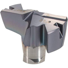 Iscar - Series FCP, 21.59mm Diam Grade IC908 Replaceable Drill Tip - Carbide, TiAlN/TiN Finish, 21 Seat Size - All Tool & Supply