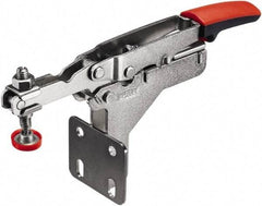 Bessey - 450 Lb Holding Capacity, Horizontal Handle, Manual Hold Down Toggle Clamp - U-Bar, Flanged Base, Carbon Steel - All Tool & Supply