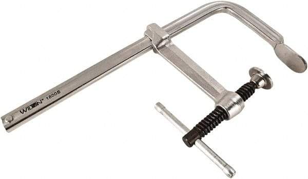 Wilton - 5-1/2" Deep Throat, 12" Max Capacity, Standard Sliding Arm Clamp - 1,800 Lb Clamping Pressure - All Tool & Supply