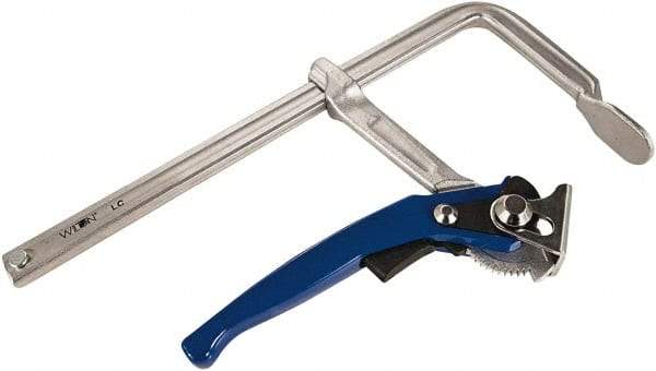 Wilton - 2-3/8" Deep Throat, 4" Max Capacity, Standard Sliding Arm Clamp - 350 Lb Clamping Pressure - All Tool & Supply