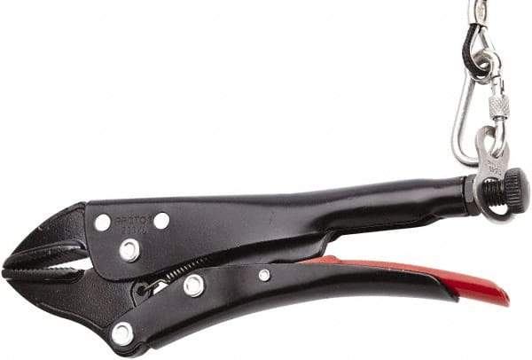 Proto - 9-1/4" OAL Straight Jaw Locking Pliers - 5/8" Jaw Width, Straight Handle - All Tool & Supply