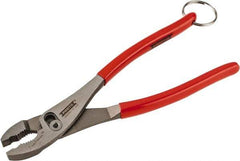 Proto - 10" OAL, 2-11/64" Jaw Length, 1-13/32" Jaw Width, Tethered, Slip Joint Pliers - 2 Positions, Slip Joint Head, Slip Joint Plier Tool - All Tool & Supply