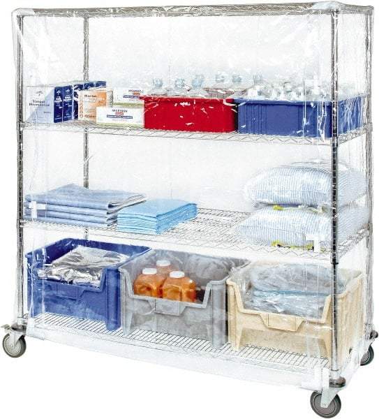 Quantum Storage - 24" Wide, 74" High, Open Shelving Accessory/Component - Vinyl, 36" Long, Use with Wire Shelving Units (WR Series) - All Tool & Supply