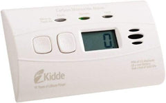 Kidde - 4-1/2 Inch Long x 1-1/2 Inch Wide, CO Alarm - 85 dB Decibel Rating, Lithium Battery Included, Tamper Resistant - All Tool & Supply