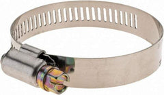 Value Collection - SAE Size 28, 1-5/16 to 2-1/4" Diam, Stainless Steel Worm Drive Clamp - 1/2" Wide - All Tool & Supply