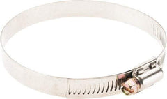 Value Collection - SAE Size 60, 3-5/16 to 4-1/4" Diam, Stainless Steel Worm Drive Clamp - 1/2" Wide - All Tool & Supply