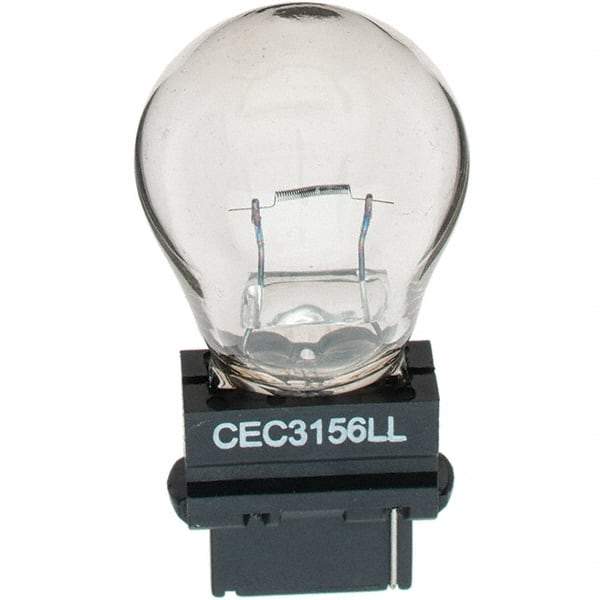 Import - 12.8 Volt, Incandescent Miniature & Specialty S8 Lamp - Plastic Wedge Base - All Tool & Supply