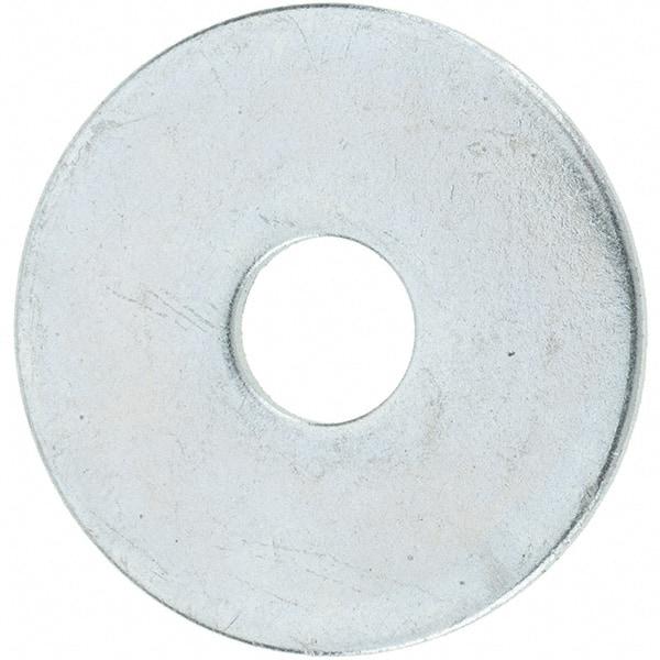 Value Collection - 5/16" Screw, Steel Fender Flat Washer - 11/32" ID x 1-1/4" OD, 1/16" Thick, Zinc-Plated Finish - All Tool & Supply