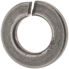 Value Collection - 1/4", 0.077" Thick Split Lock Washer - Grade 5 Steel, Uncoated, 0.252" Min ID, 0.26" Max ID, 0.489" Max OD - All Tool & Supply