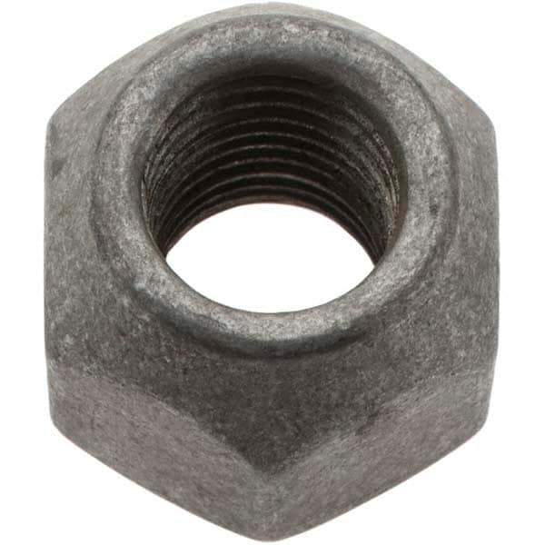 Value Collection - M12-1.5 Zinc Finish Open Wheel Nut - 21mm Hex, 18mm Overall Length, 60° Seat Angle - All Tool & Supply