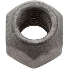 Value Collection - M12-1.5 Zinc Finish Open Wheel Nut - 21mm Hex, 18mm Overall Length, 60° Seat Angle - All Tool & Supply