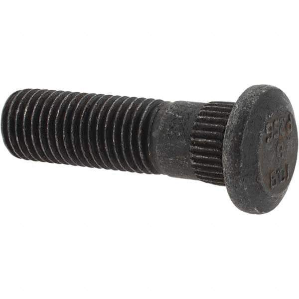 Value Collection - M12x1.5 Wheel Hub Bolt Wheel Stud - 13.08mm Knurl, 42mm OAL, 12.5mm Shoulder Length - All Tool & Supply