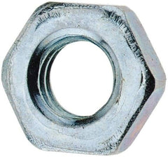 Import - M4x0.70 Metric Coarse Steel Right Hand Hex Jam Nut - 7mm Across Flats, 2.2mm High, Zinc-Plated Finish - All Tool & Supply