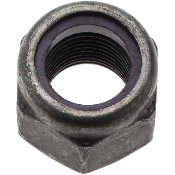 Value Collection - 5/8-18 UNF Grade 8 Hex Lock Nut with Nylon Insert - 15/16" Width Across Flats, 3/4" High, Uncoated - All Tool & Supply