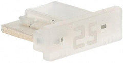 Littelfuse - 25 Amp, Automotive Fuse - 0.429" Long, Clear, Littlefuse LMIN025 - All Tool & Supply