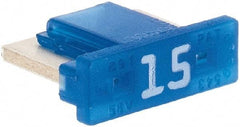 Littelfuse - 15 Amp, Automotive Fuse - 0.429" Long, Blue, Littlefuse LMIN015 - All Tool & Supply