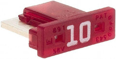 Littelfuse - 10 Amp, Automotive Fuse - 0.429" Long, Red, Littlefuse LMIN010 - All Tool & Supply