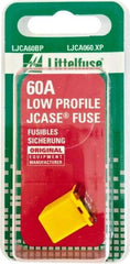 Littelfuse - 60 Amp, 58 VDC, Automotive Fuse - Yellow, Littlefuse LJCA060 - All Tool & Supply