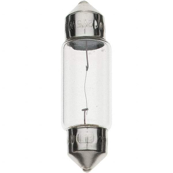 Import - 12 Volt, Incandescent Miniature & Specialty T3-1/4 Lamp - Festoon Cap Base - All Tool & Supply