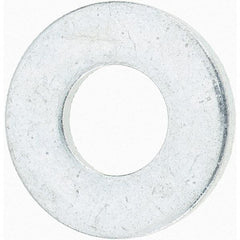 Value Collection - 1/4" Screw, Grade 8 Steel SAE Flat Washer - 9/32" ID x 5/8" OD, 1/16" Thick, Zinc-Plated Finish - All Tool & Supply