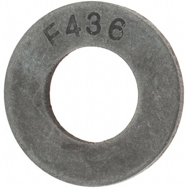 Value Collection - 7/16" Screw, Grade 8 Steel SAE Flat Washer - 15/32" ID x 59/64" OD, Plain Finish - All Tool & Supply