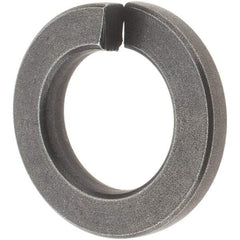 Value Collection - 1/2", 1/8" Thick Split Lock Washer - Grade 8 Steel, Uncoated, 0.502" Min ID, 0.512" Max ID, 0.869" Max OD - All Tool & Supply