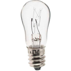 Import - 128 Volt, Incandescent Miniature & Specialty S6 Lamp - Candelabra Screw Base - All Tool & Supply