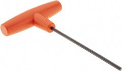 Value Collection - 1/8" Hex, T-Handle Cushion Grip, Hex Key - 6" OAL, Alloy Steel, Inch System of Measurement - All Tool & Supply