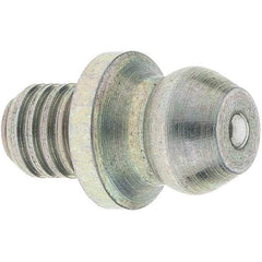 Value Collection - Straight Head Angle, 3/16 Thread Drive-In Grease Fitting - All Tool & Supply