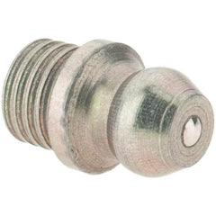 Value Collection - Straight Head Angle, 1/4 Thread Drive-In Grease Fitting - All Tool & Supply