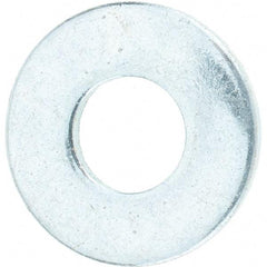 Value Collection - 1/4" Screw, Grade 8 Steel USS Flat Washer - 5/16" ID x 3/4" OD, 1/16" Thick, Zinc-Plated Finish - All Tool & Supply