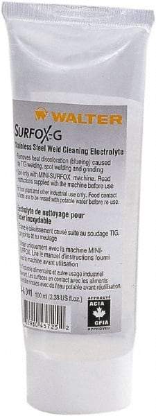 WALTER Surface Technologies - 3.4 Ounce, TIG Welder Electrolyte Solution - For Use with Surfox Mini - Exact Industrial Supply