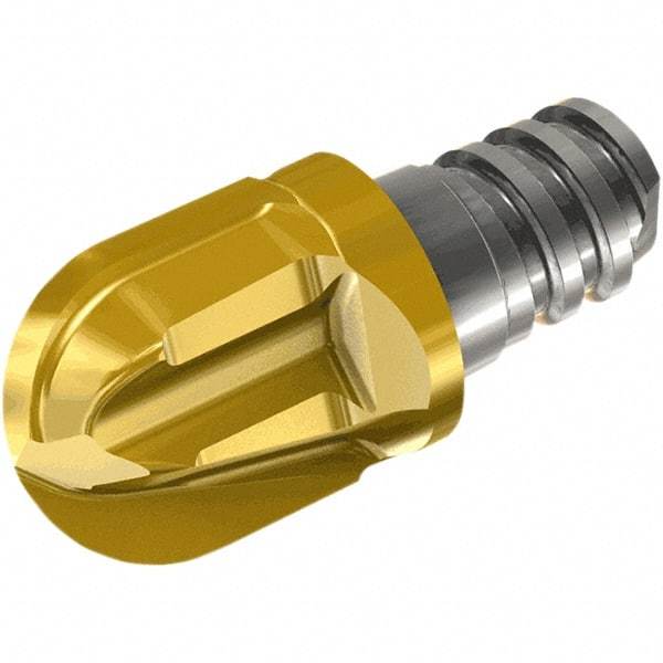 Iscar - MM HRF Grade IC903 Carbide Ball Nose Milling Tip Insert - TiAlN Finish, 2 Flutes, 16mm Cutting Diam, 15.8mm Depth of Cut, 19.1mm Extension - All Tool & Supply