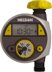 Nelson - Electronic Lawn Sprinkler Timer - 2 Watering Modes, 1 Outlet, 3/4-18 National Hose Thread - All Tool & Supply