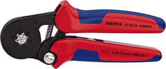 Knipex - 7-1/8" OAL Crimping Pliers - Plastic PVC Handle - All Tool & Supply