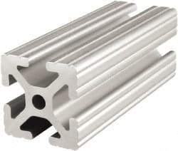 80/20 Inc. - 72 Inches Long x 1-1/2 Inches Wide x 1-1/2 Inches High, T Slotted Aluminum Extrusion - 1.154 Square Inches, Clear Anodized Finish - All Tool & Supply