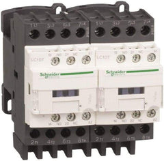 Schneider Electric - 4 Pole, 24 Coil VAC at 50/60 Hz, 25 Amp at 440 VAC, Reversible IEC Contactor - Bureau Veritas, CCC, CSA, CSA C22.2 No. 14, DNV, EN/IEC 60947-4-1, EN/IEC 60947-5-1, GL, GOST, LROS, RINA, RoHS Compliant, UL 508, UL Listed - All Tool & Supply